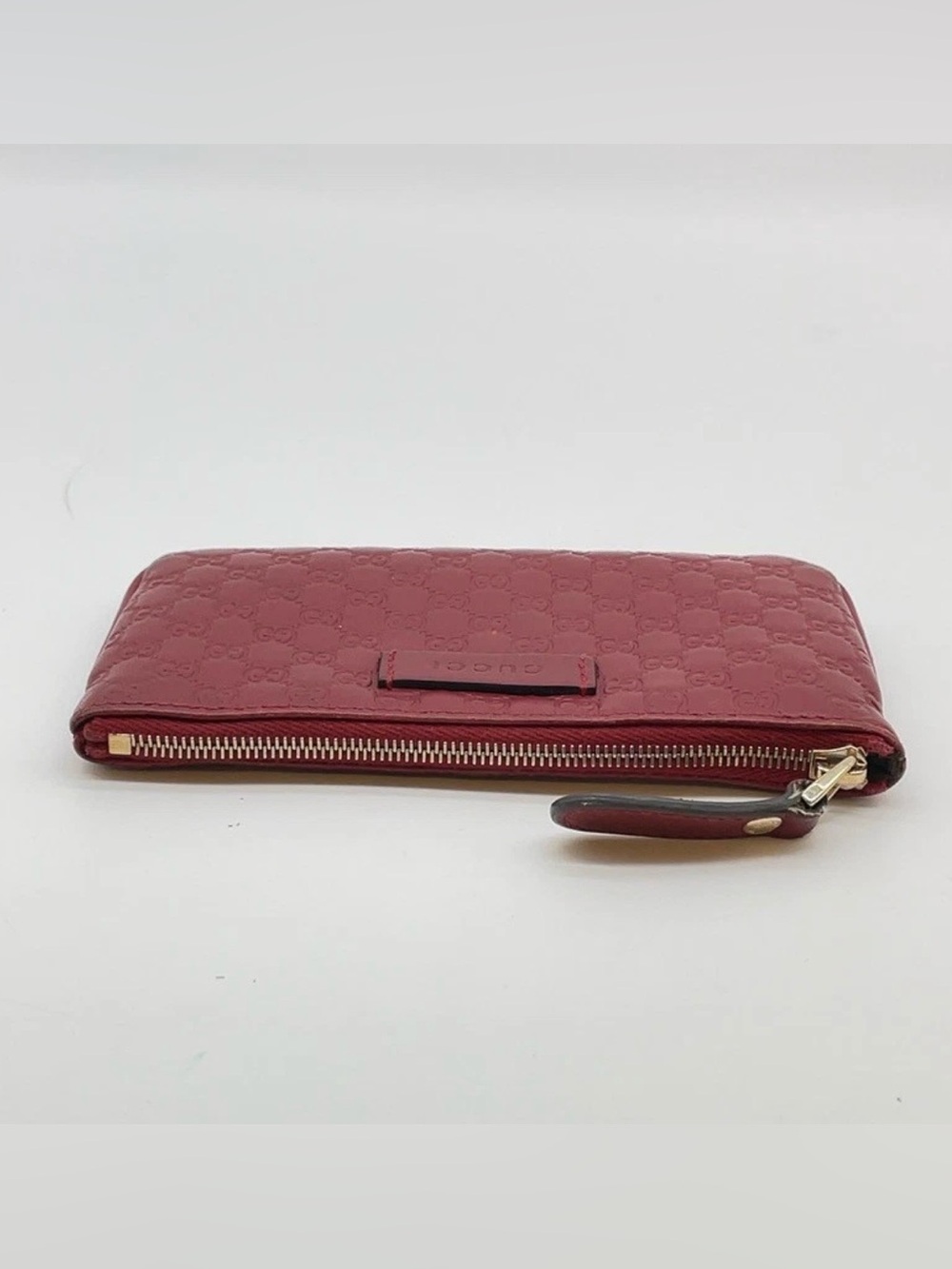 Auth Gucci Micro Guccissima
Leather Red Coin Case - Picture 8 of 12